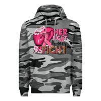 Slate Camo her fight is our fight Premium Hoodie - NancyCooperArtShop