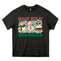 Asphalt Chillin with my Snowmies Heavy Core Tee - BarkalooDesign