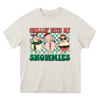 Cream Chillin with my Snowmies Heavy Core Tee - BarkalooDesign