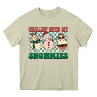 Mossy Chillin with my Snowmies Heavy Core Tee - BarkalooDesign