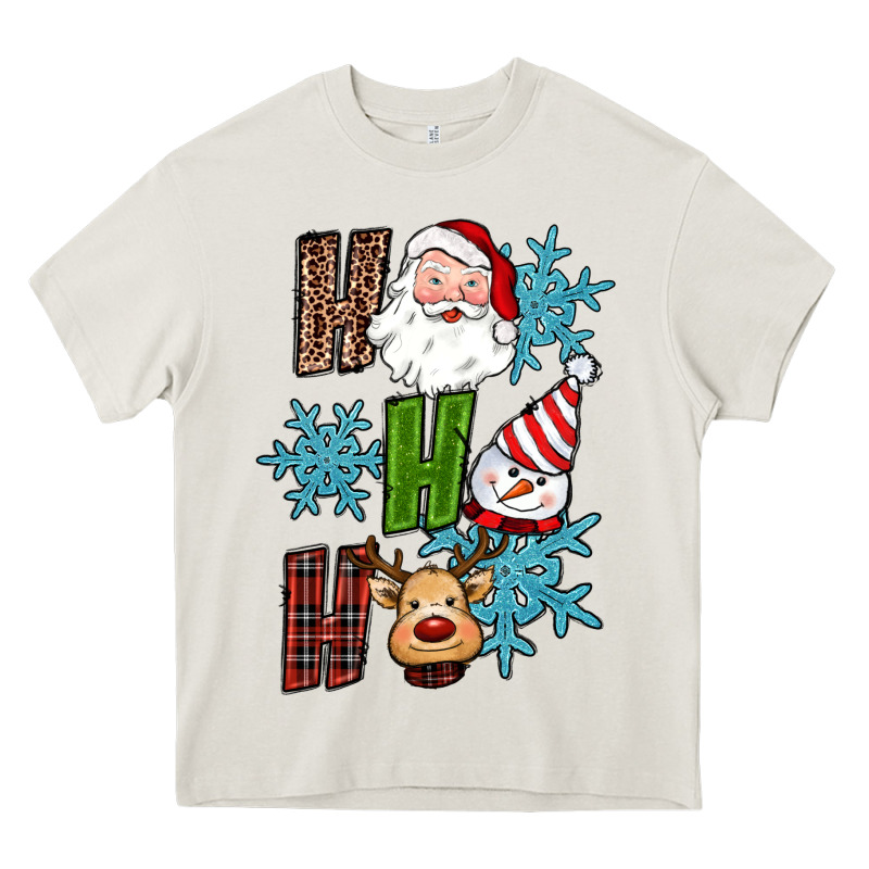 Ho Ho Ho Christmas Heavy Core Tee by RanaPortraitStore | Teevron