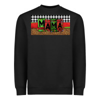 Black mama Christmas Heavyweight Sweatshirt - Jasminsmagicworld