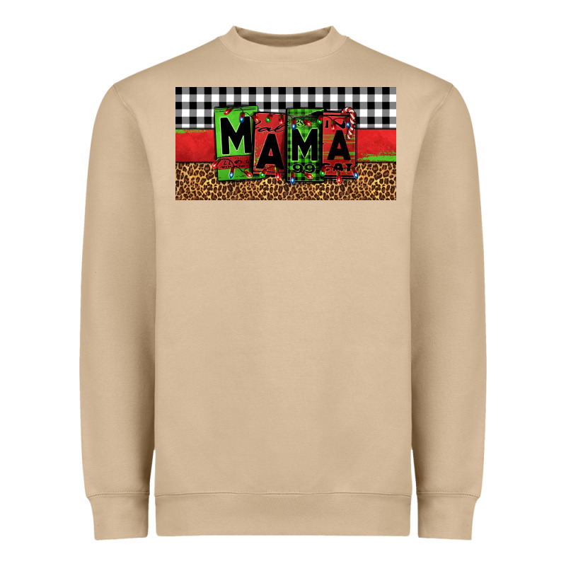 Mama Christmas Heavyweight Sweatshirt by Jasminsmagicworld | Teevron
