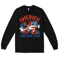 Black america land that i love Long Sleeve Tee - MaliasSmallBusiness