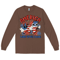 Chestnut america land that i love Long Sleeve Tee - MaliasSmallBusiness