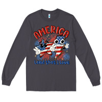 Smoke america land that i love Long Sleeve Tee - MaliasSmallBusiness