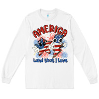 White america land that i love Long Sleeve Tee - MaliasSmallBusiness