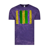 Cloud Purple mardi gras leopard brushstrokes Vintage Tee - AdoDesignShop