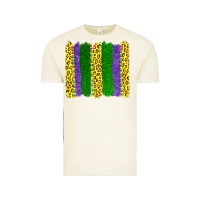 Vintage Arctic mardi gras leopard brushstrokes Vintage Tee - AdoDesignShop