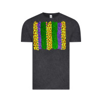 Vintage Black mardi gras leopard brushstrokes Vintage Tee - AdoDesignShop