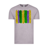 Vintage Zinc mardi gras leopard brushstrokes Vintage Tee - AdoDesignShop