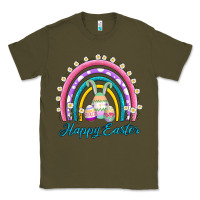 Army Green easter egg bunny rainbow Classic Tee - AdoDesignShop