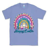 Colony Blue easter egg bunny rainbow Classic Tee - AdoDesignShop