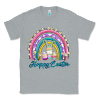 Heather Grey easter egg bunny rainbow Classic Tee - AdoDesignShop