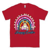 Red easter egg bunny rainbow Classic Tee - AdoDesignShop
