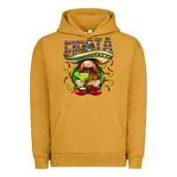 Pigment Peanut Butter Fiesta gnome with tacos Mexico Urban Hoodie - HowdyJamesFarm