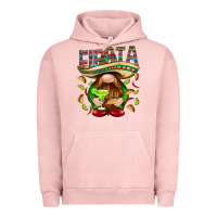 Pigment Salmon Fiesta gnome with tacos Mexico Urban Hoodie - HowdyJamesFarm