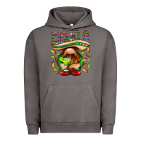 Pigment Tornado Fiesta gnome with tacos Mexico Urban Hoodie - HowdyJamesFarm