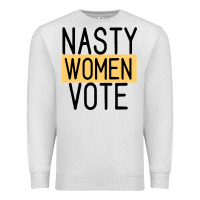 Oatmeal Heather Nasty Women Vote Premium Sweatshirt - Bettercallsaul