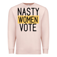 Pale Pink Nasty Women Vote Premium Sweatshirt - Bettercallsaul