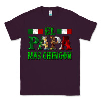 Plum El Papa Mas Chingon Mexican Classic Tee - LillyAllenDesigns