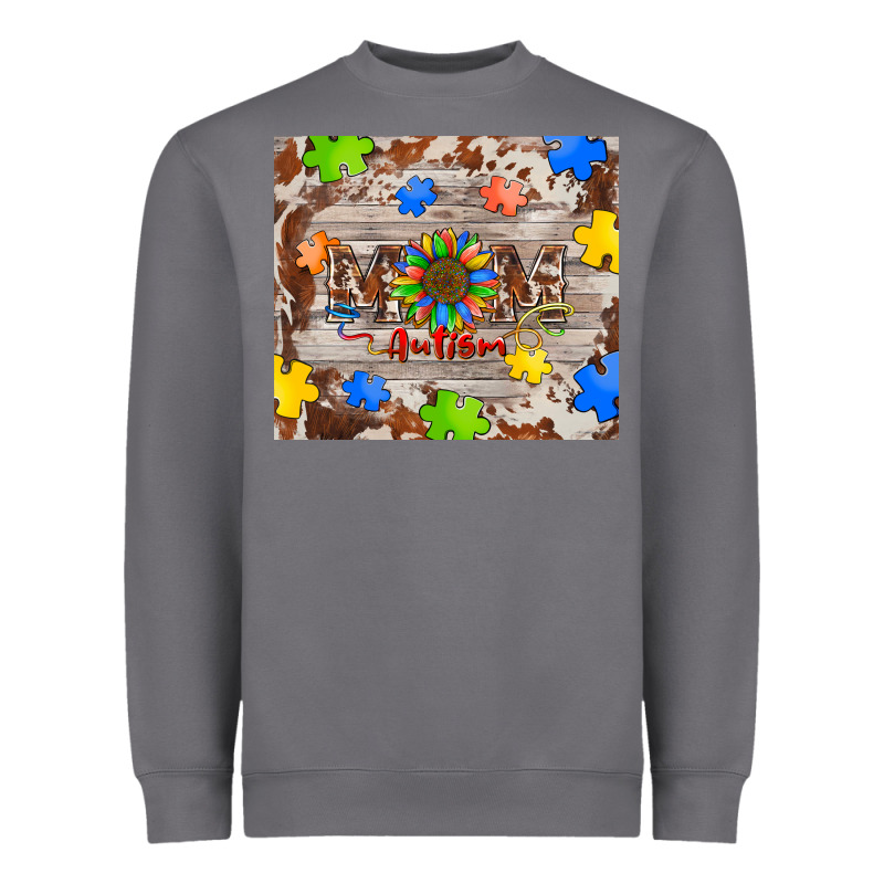 Autism Mom Heavyweight Sweatshirt by BarkalooDesign | Teevron
