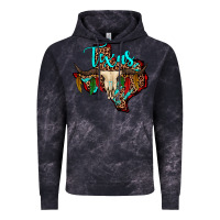 Cloud Black bullskull texas map Vintage Hoodie - JahusDesignShop
