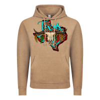 Vintage Coffee bullskull texas map Vintage Hoodie - JahusDesignShop
