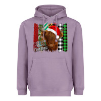 Lavender Merry Christmas Cow Heavyweight Hoodie - Bettercallsaul
