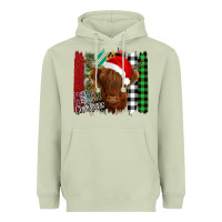 Matcha Merry Christmas Cow Heavyweight Hoodie - Bettercallsaul