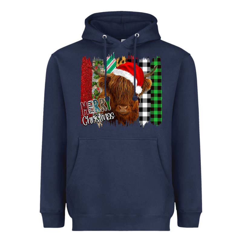 Merry Christmas Cow Heavyweight Hoodie by Bettercallsaul | Teevron