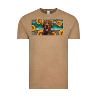Vintage Coffee western chocolate labrador license plate Vintage Tee - Artiststas