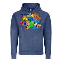 Vintage Denim my child is non verbal but his mama aint afro Vintage Hoodie - RanaPortraitStore