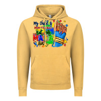 Vintage Mustard my child is non verbal but his mama aint afro Vintage Hoodie - RanaPortraitStore