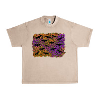 Halloween Leopard Bat Background Urban Heavy Tee | Teevron