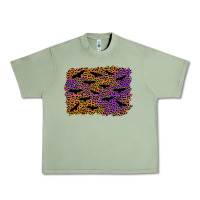 Oil Green halloween leopard bat background Urban Heavy Tee - AdoDesignShop
