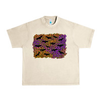 Sandshell halloween leopard bat background Urban Heavy Tee - AdoDesignShop