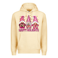 Pina Colada Happy holidays with gnomes Premium Hoodie - NancyCooperArtShop
