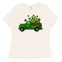 Bone st patricks truck shamrock horseshoe gold Ladies Tee - RanaPortraitStore