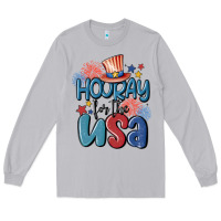 Moon Dust hooray for the usa Long Sleeve Tee - MaliasSmallBusiness