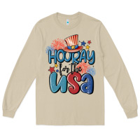 Mushroom hooray for the usa Long Sleeve Tee - MaliasSmallBusiness