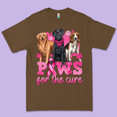 Paws For The Cure Premium Tee Designed By Texasbilliewilder