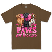Cacao Paws For The Cure Premium Tee - texasbilliewilder