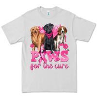 Dove Grey Paws For The Cure Premium Tee - texasbilliewilder