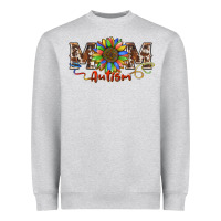 Heather Grey autism mom Heavyweight Sweatshirt - BarkalooDesign