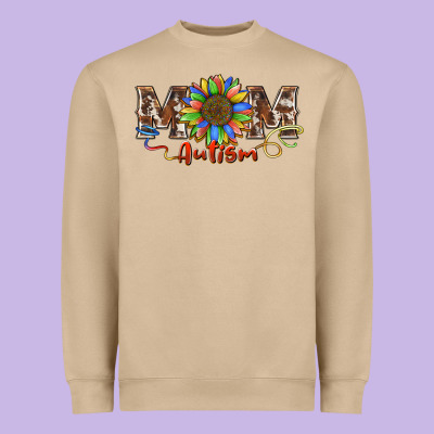 Autism Mom Heavyweight Sweatshirt Designed By Barkaloodesign