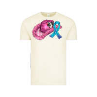 Vintage Arctic cowboy hat and cancer ribbon Vintage Tee - AdoDesignShop