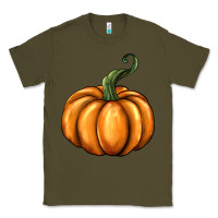 Army Green pumpkin Classic Tee - BarkalooDesign