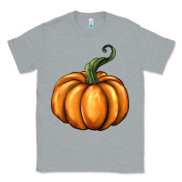 Heather Grey pumpkin Classic Tee - BarkalooDesign