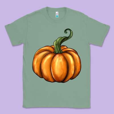 Pumpkin Classic Tee Designed By Barkaloodesign